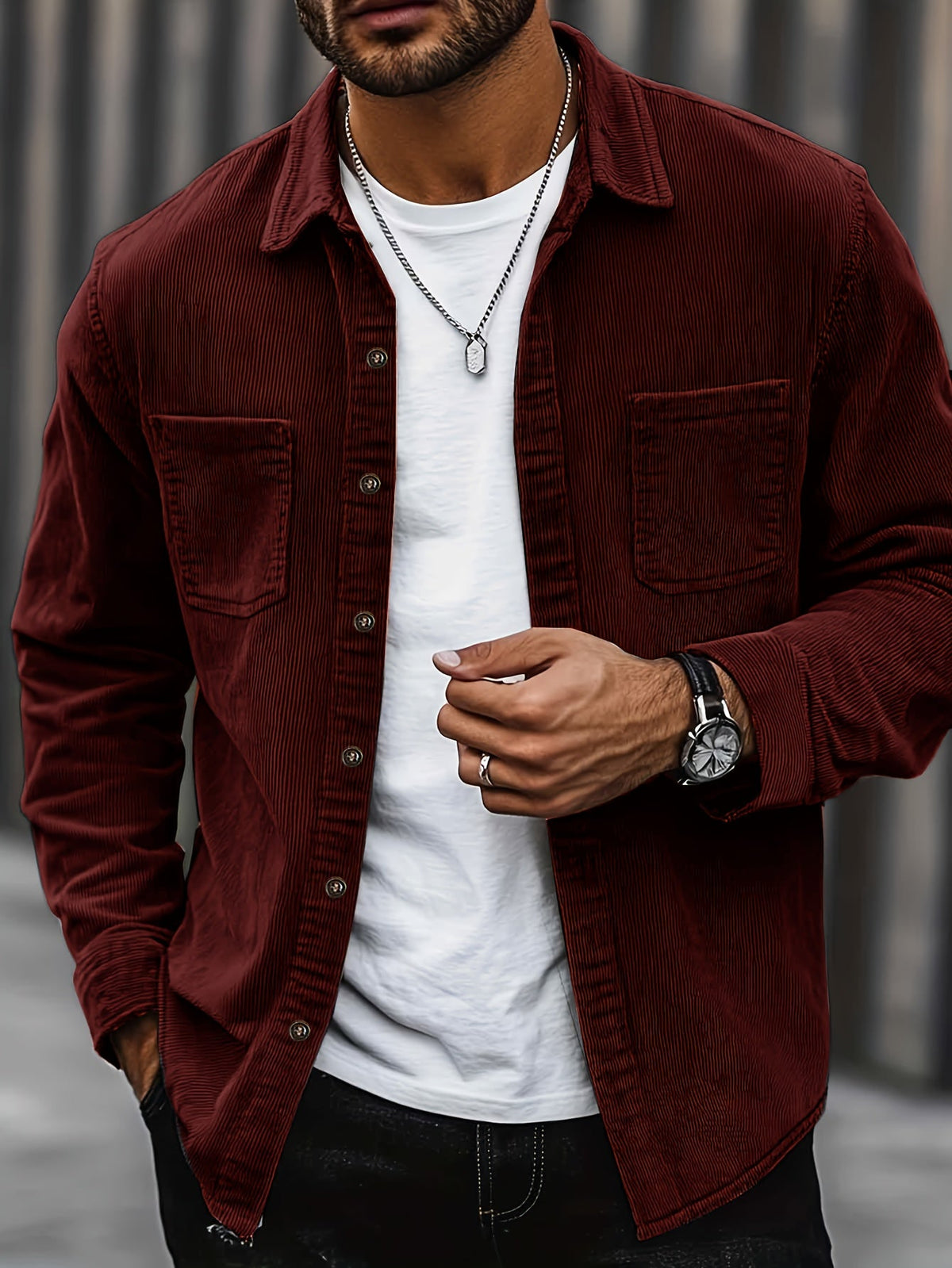 MANSSINO™ | Men's Double-Pocket Shirt