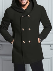 MANSSINO™ | Men's Hooded Mid-Length Coat