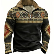 MANSSINO™ | Southwestern Half-Zip Pullover