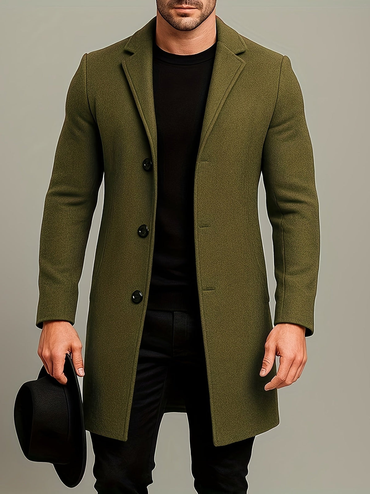 MANSSINO™ | Men’s Button-Up Coat