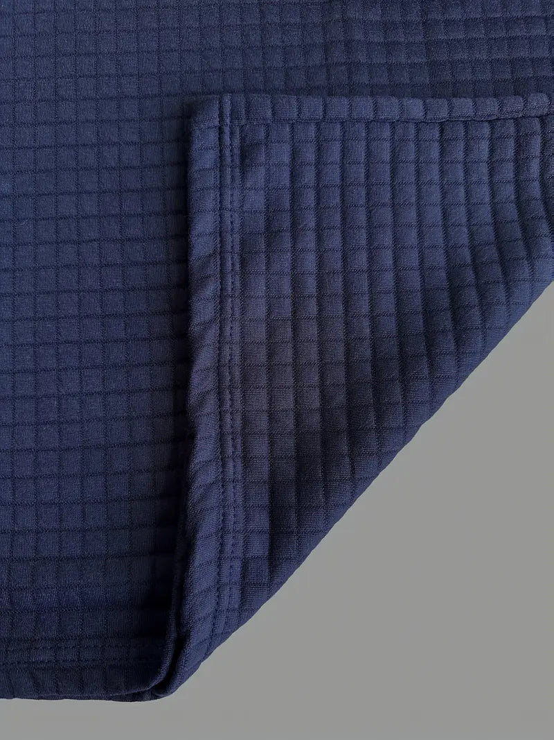 MANSSINO™ | Textured Long-Sleeve Polo