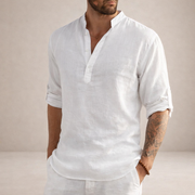 MANSSINO™ | Stand Collar Shirt