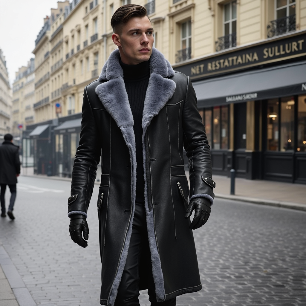 MANSSINO™ | Heritage Fur-Lined Coat for Men