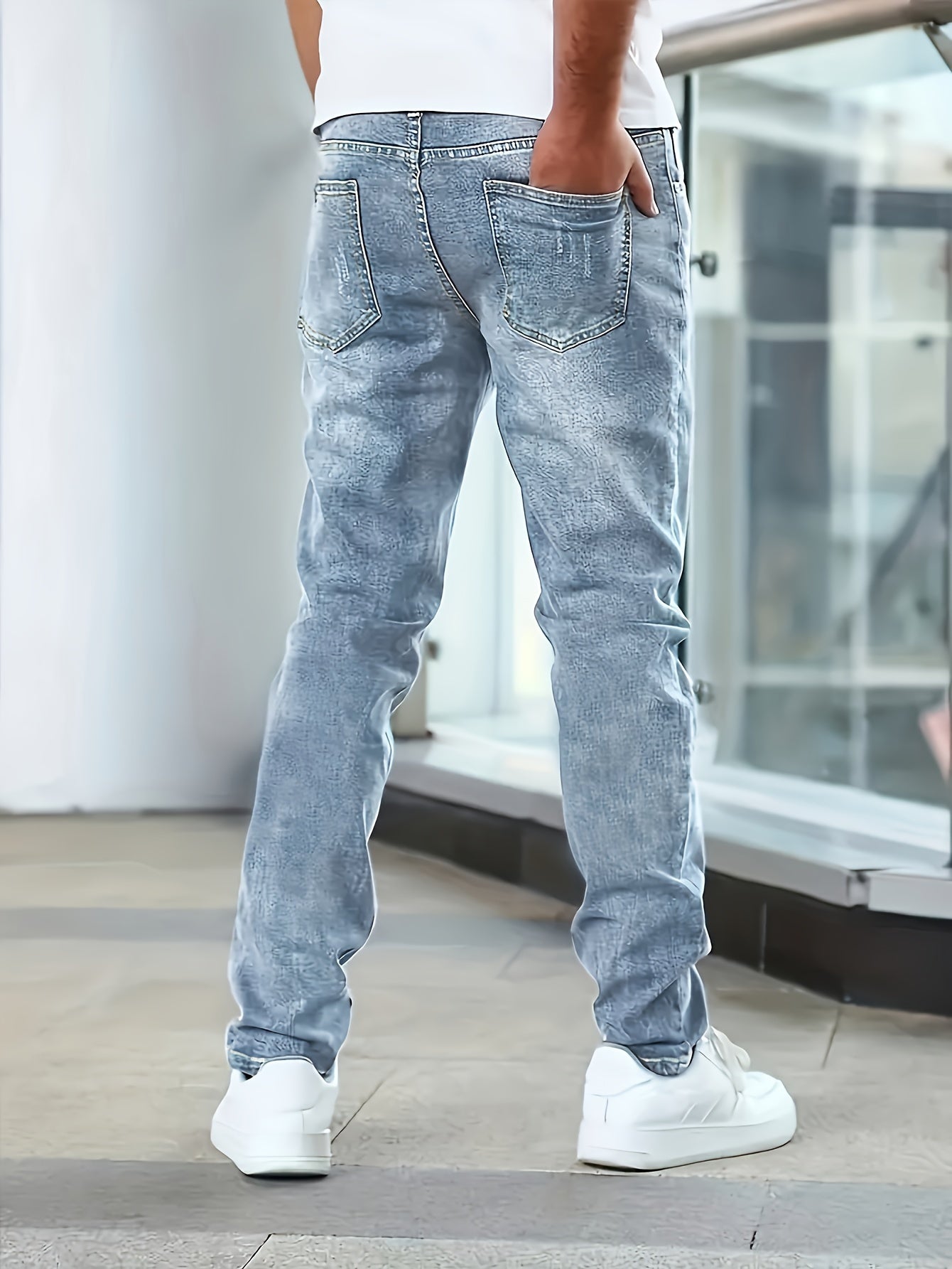 MANSSINO™ | Men's Washed Denim Jeans