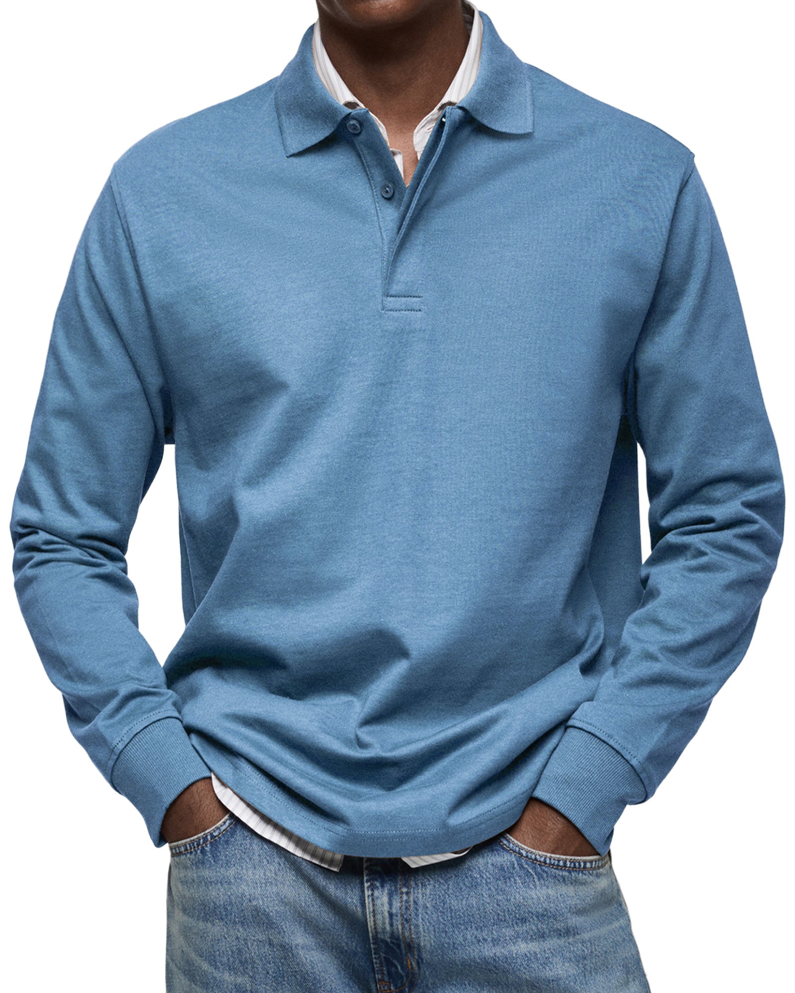 MANSSINO™ | Long Sleeve Polo Shirt