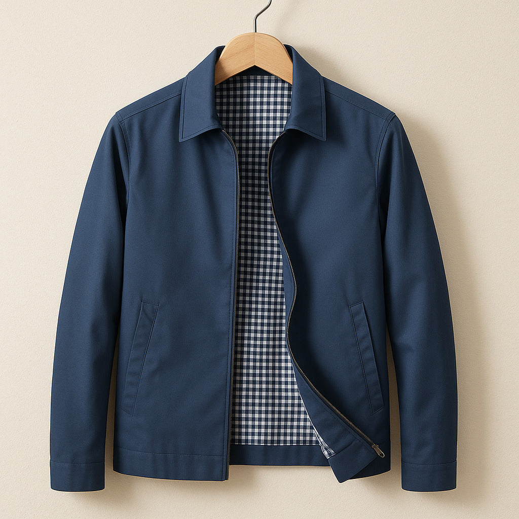 MANSSINO™ | Men's Check-Lined Lightweight Jacket