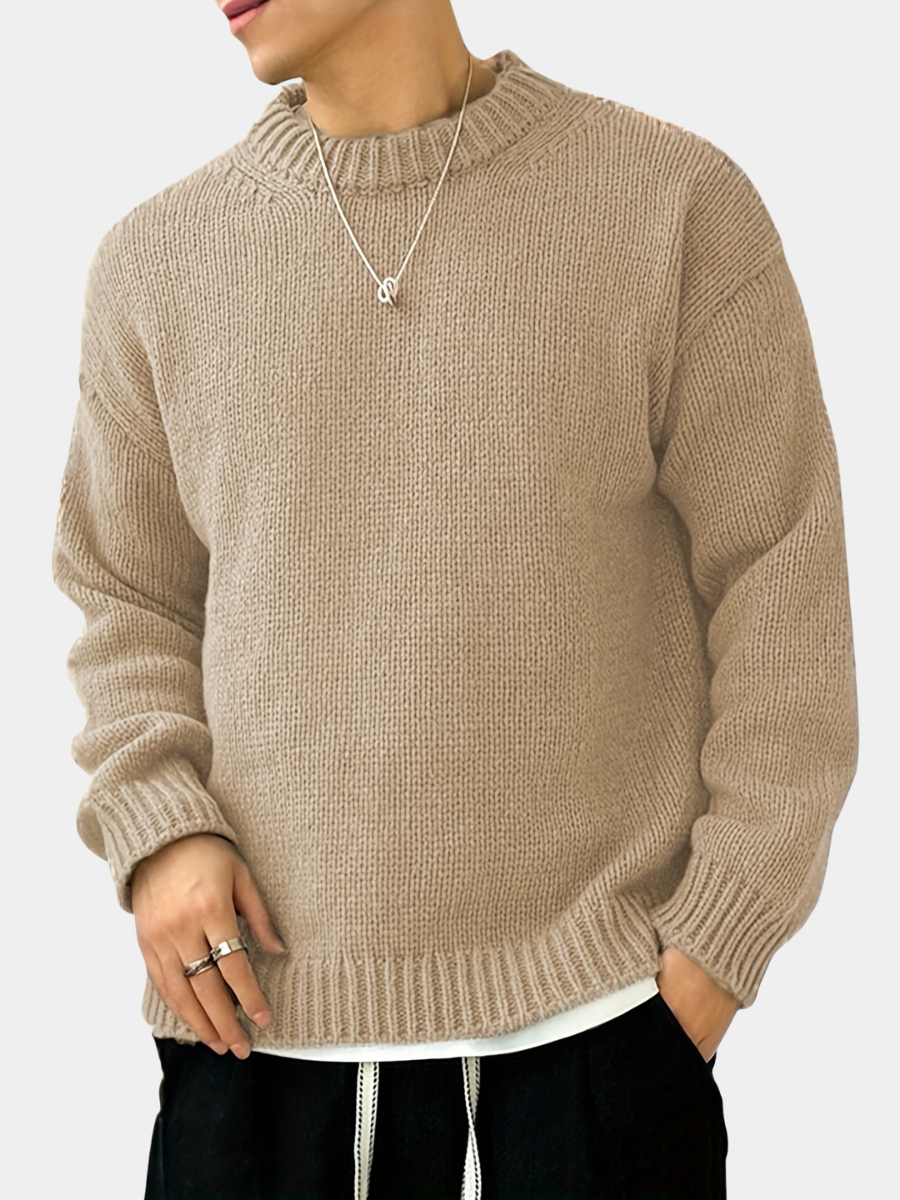 MANSSINO™ | MEN'S CREW-NECK KNIT SWEATER