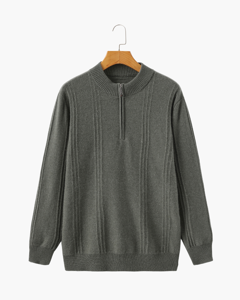 MANSSINO™ | RIBBED HALF-ZIP