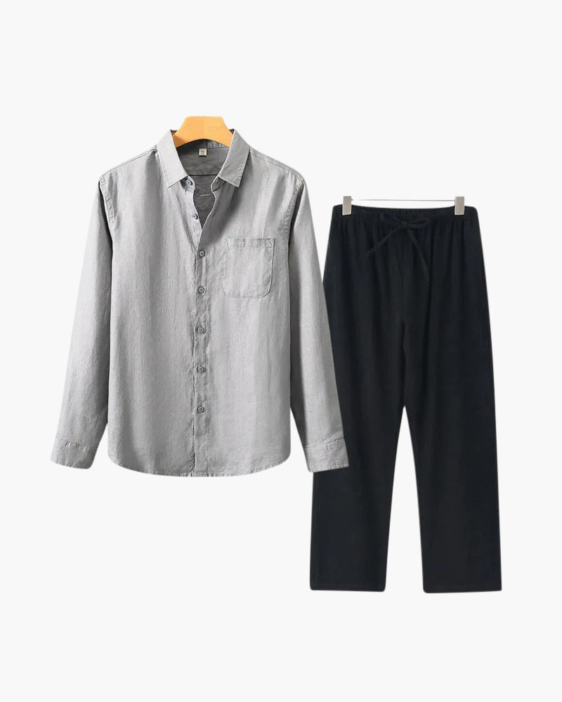 MANSSINO™ | Long-sleeve linen set