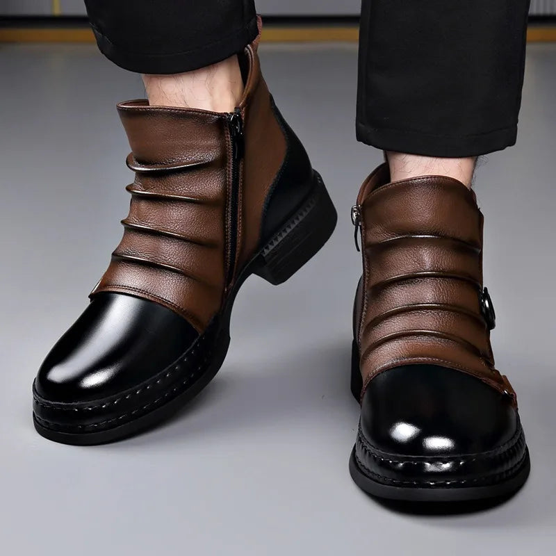 MANSSINO™ | MENS BUCKLE BOOTS