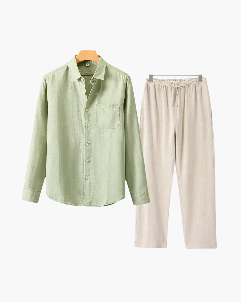 MANSSINO™ | Long-sleeve linen set