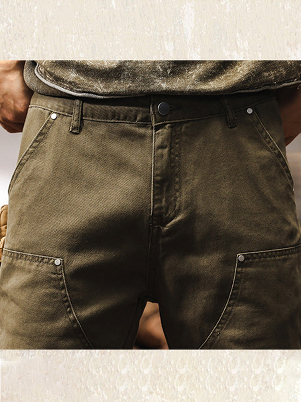 MANSSINO™ | Mens Cotton Utility Trousers