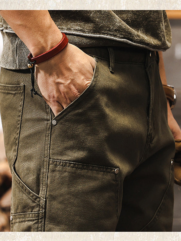 MANSSINO™ | Mens Cotton Utility Trousers