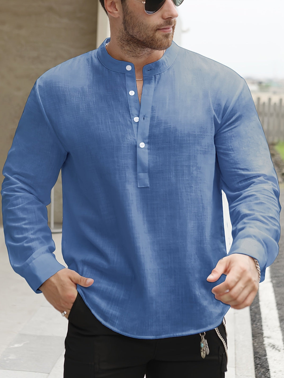 MANSSINO™ | Men's Boat Neck Longsleeve