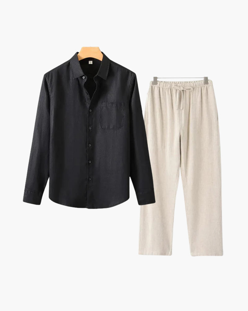 MANSSINO™ | Long-sleeve linen set