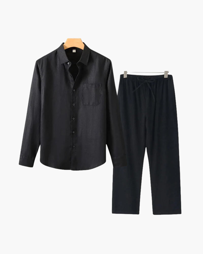 MANSSINO™ | Long-sleeve linen set