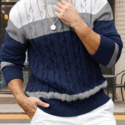 MANSSINO™ | Textured Cable-Knit Sweater