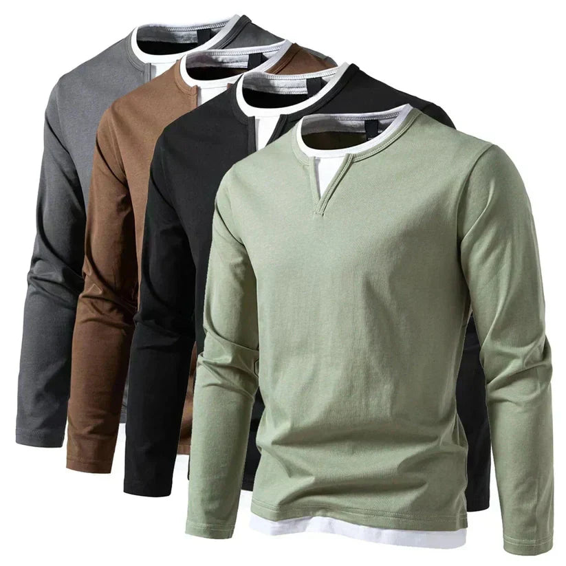 MANSSINO™ | Men's V-Neck Short-Sleeve Tee