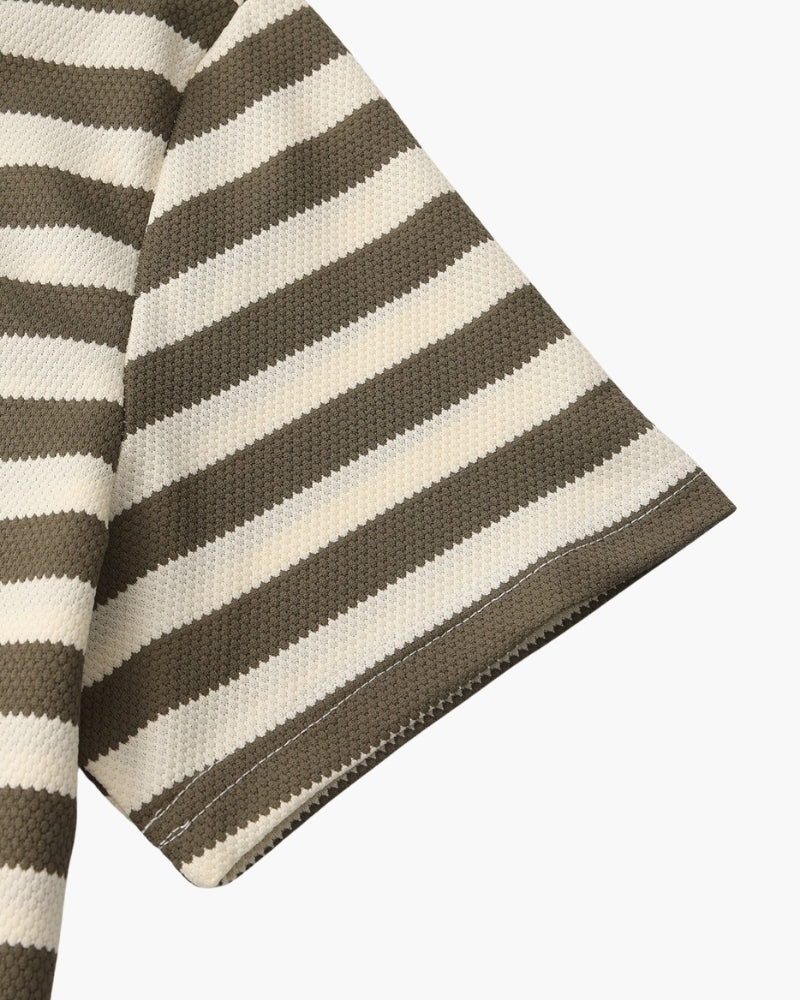 MANSSINO™ | COASTAL STYLE STRIPED POLO