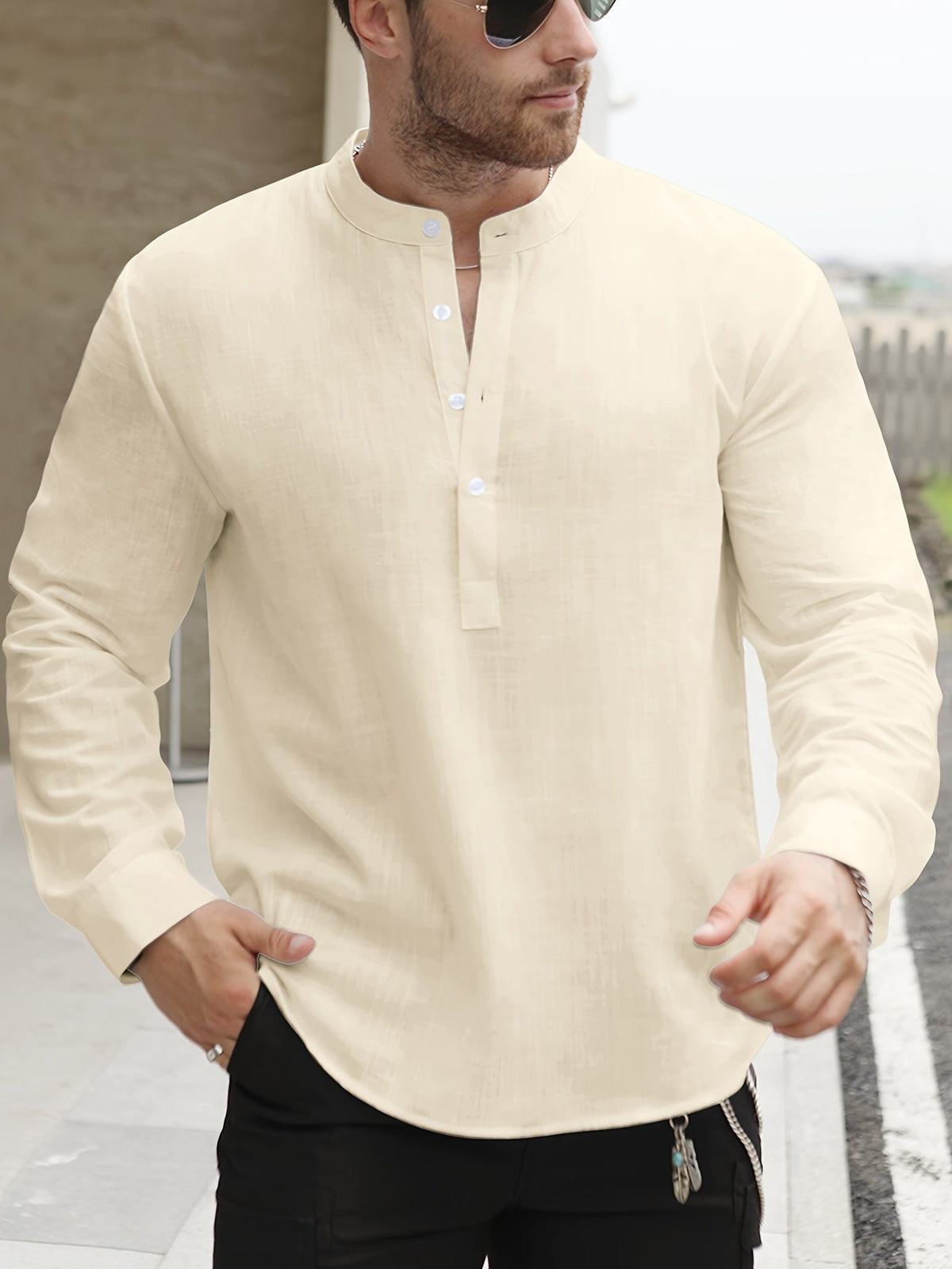 MANSSINO™ | Men's Boat Neck Longsleeve
