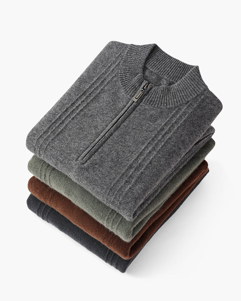 MANSSINO™ | RIBBED HALF-ZIP