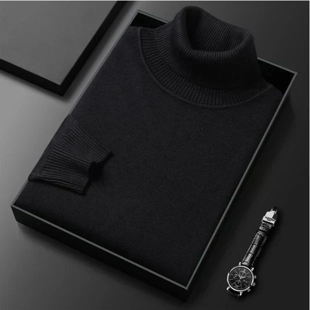 MANSSINO™ | Men's Solid-Color Premium Turtleneck Sweater