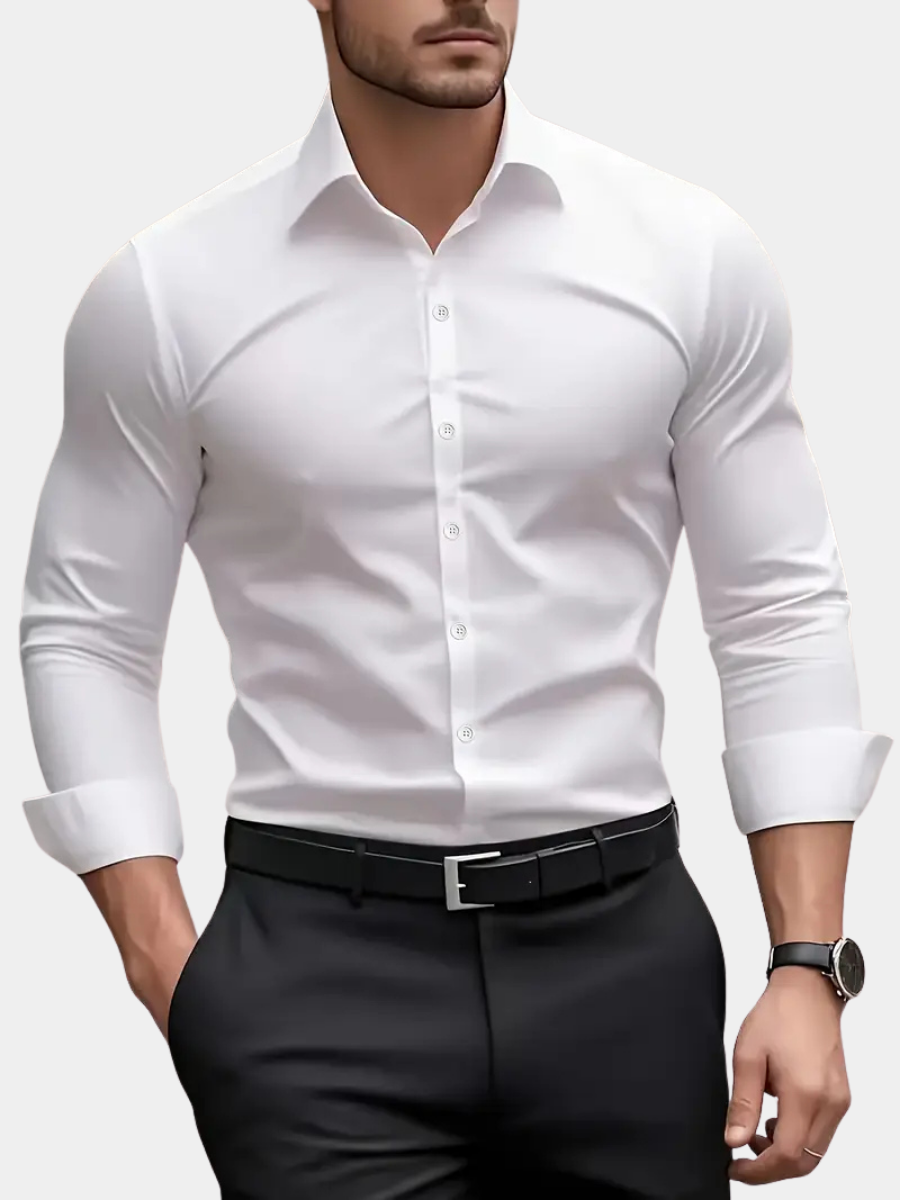 MANSSINO™ | Men's Slim-Fit Breathable Shirt