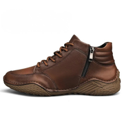 MANSSINO™ | MENS LEATHER ANKLE BOOTS