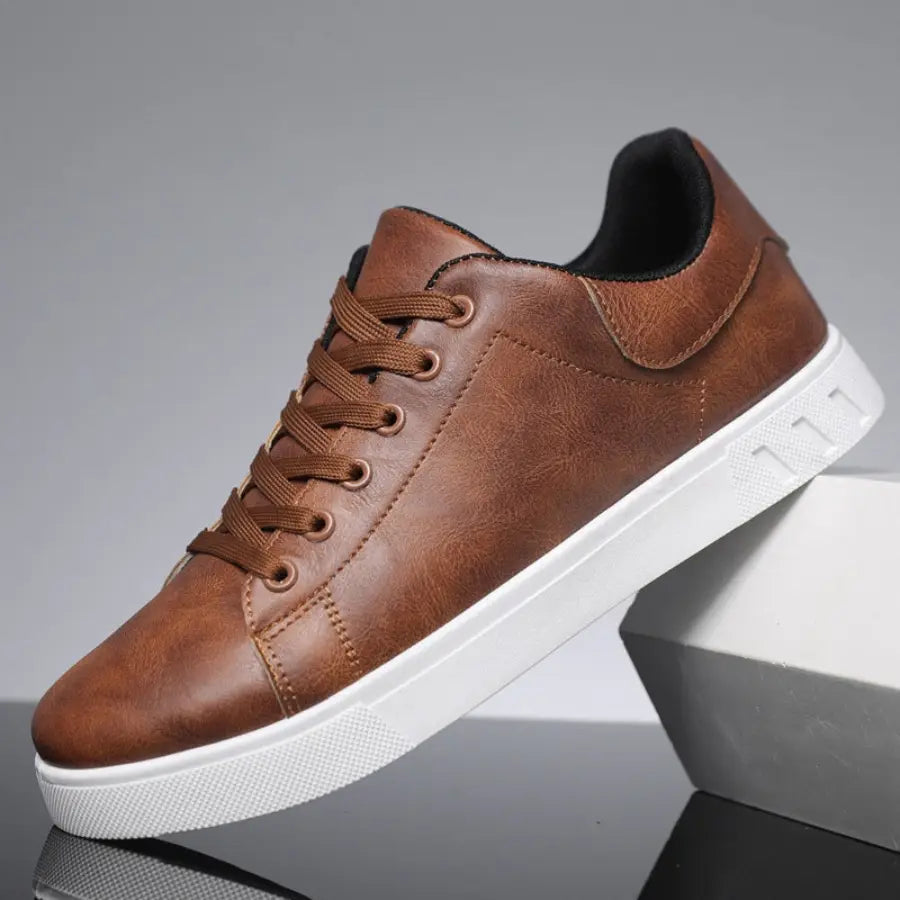 MANSSINO™ | Leather Trainers