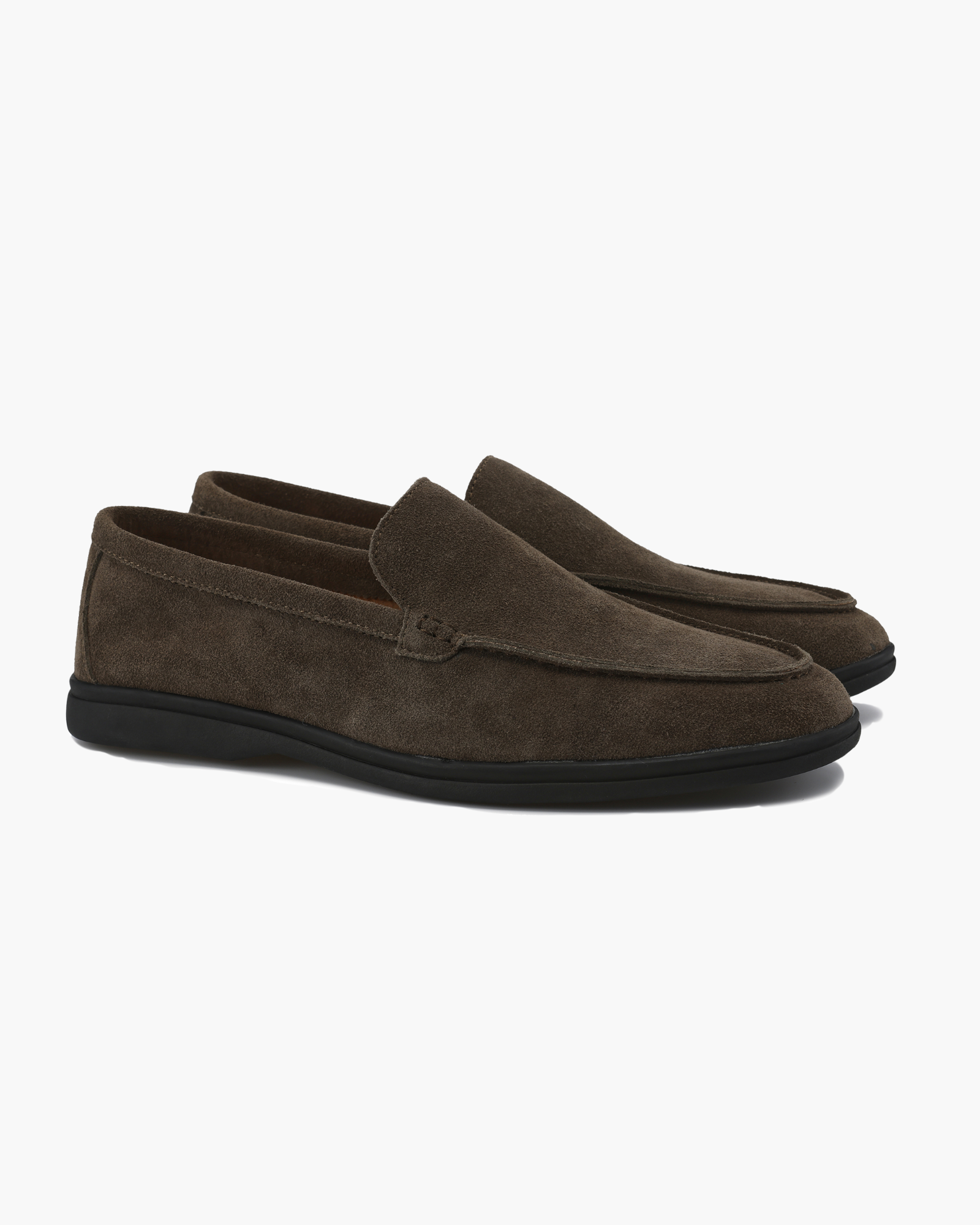 MANSSINO™ | Premium Suede Loafers with Black Sole