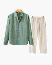 MANSSINO™ | Long-sleeve linen set