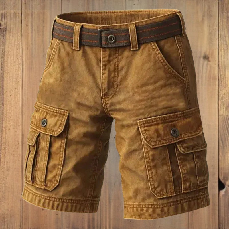 MANSSINO™ | Men's Cropped Cargo Short with Belt