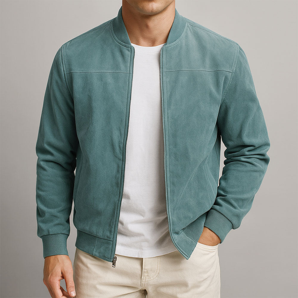 MANSSINO™ | Urban Suede Leather Jacket