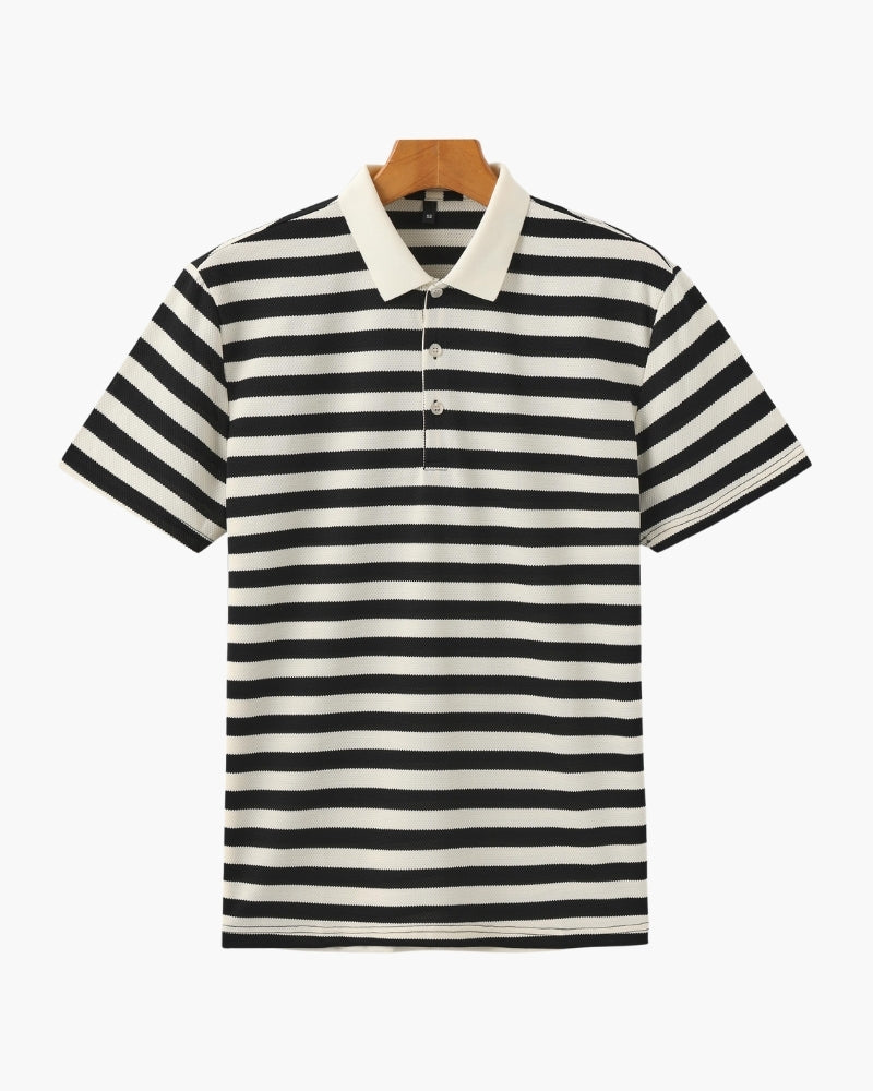 MANSSINO™ | COASTAL STYLE STRIPED POLO