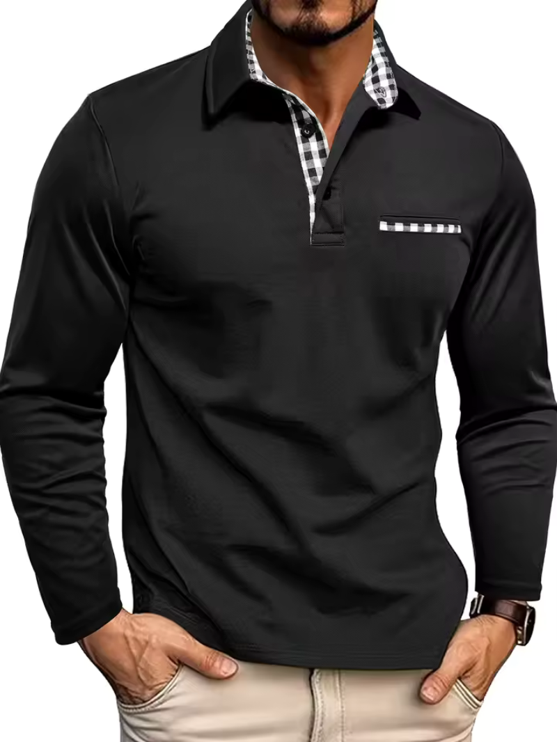 MANSSINO™ | Plaid Polo