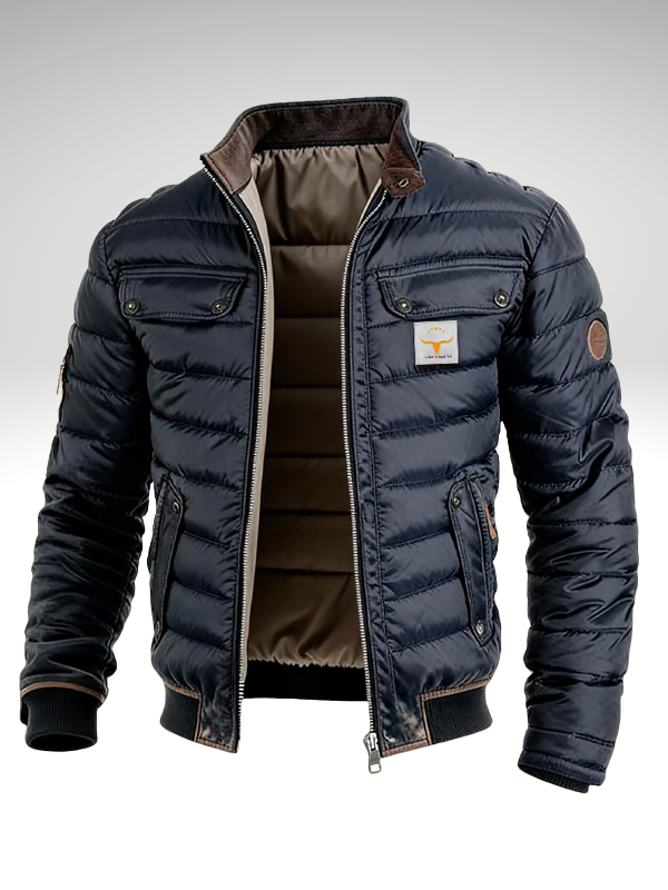 MANSSINO™ | Urban Voyager Quilted Jacket