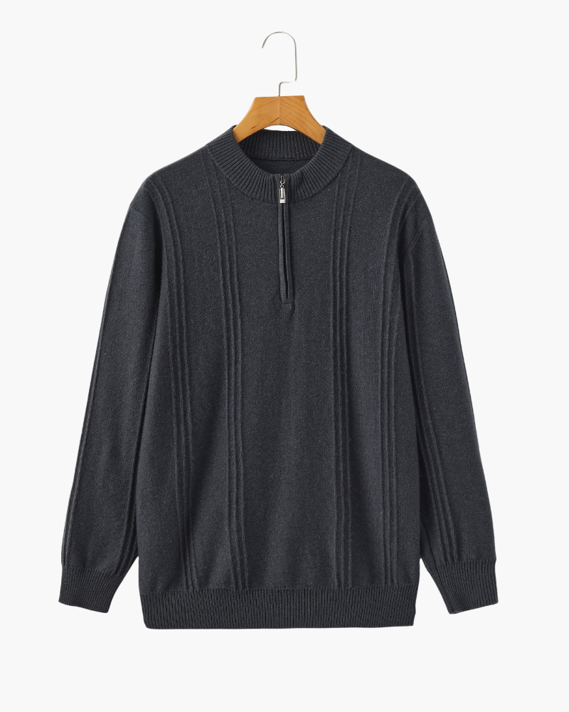 MANSSINO™ | RIBBED HALF-ZIP