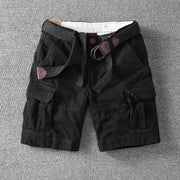 MANSSINO™ | Men's Cotton Cargo Shorts with Belt