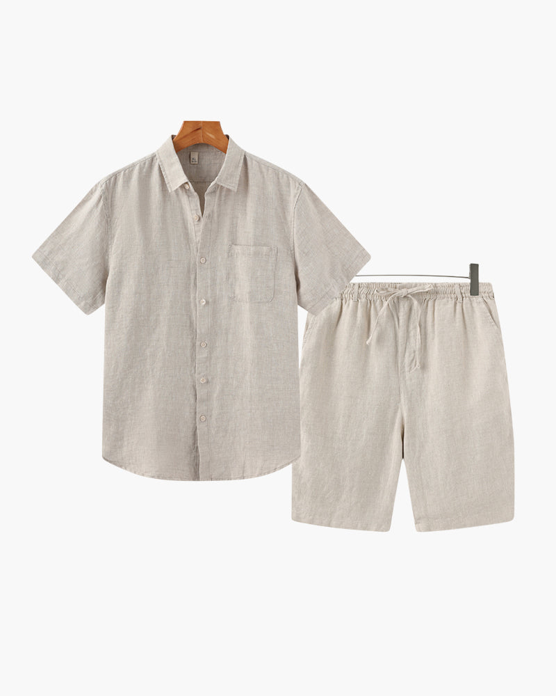 MANSSINO™ | Linen set with shorts