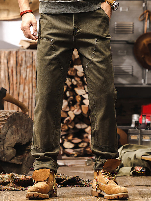 MANSSINO™ | Mens Cotton Utility Trousers