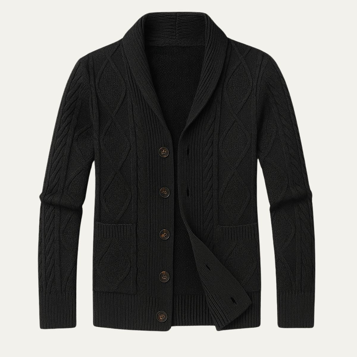 MANSSINO™ | Button-Front Cardigan