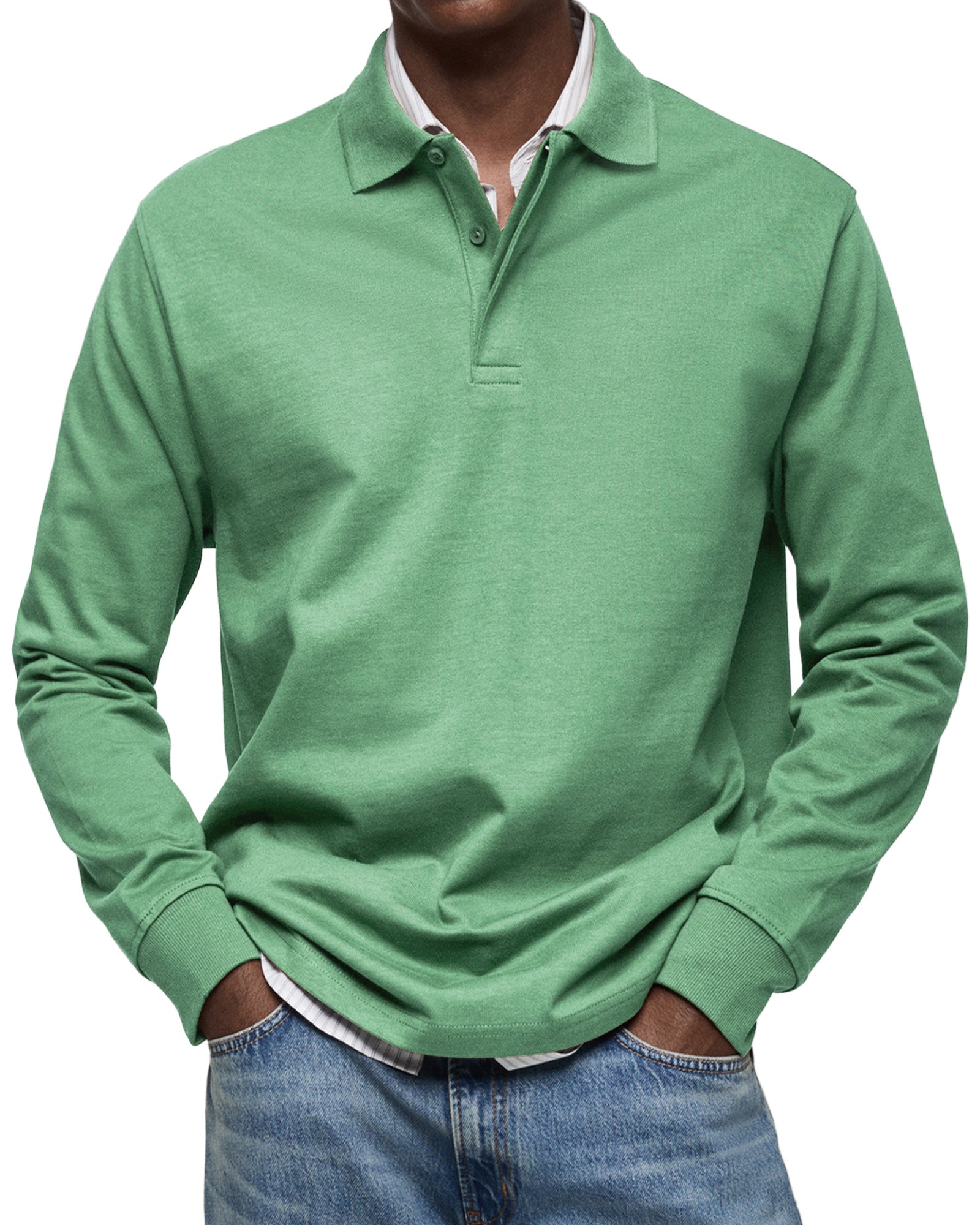MANSSINO™ | Long Sleeve Polo Shirt