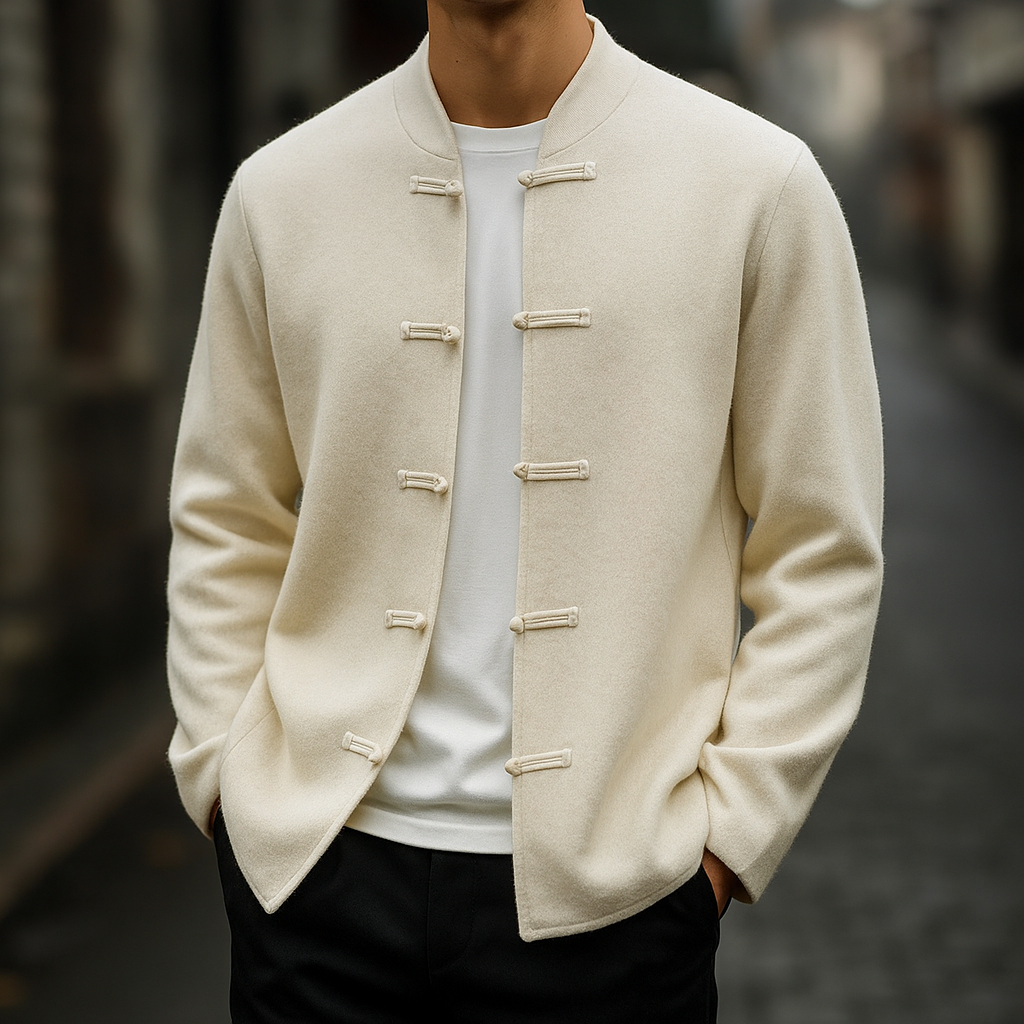MANSSINO™ | Classic Stand-Collar Cardigan