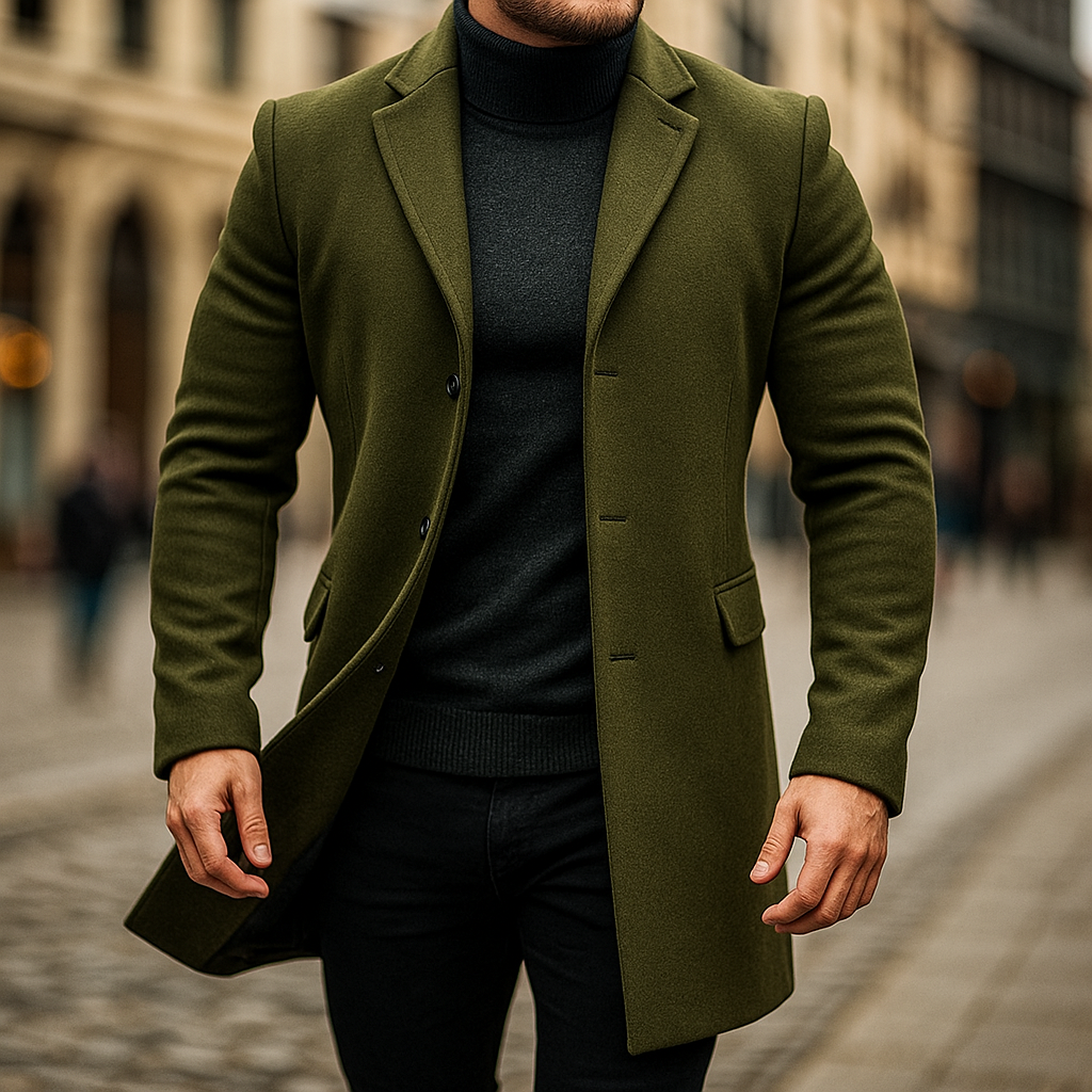 MANSSINO™ | Wool City Trench Coat