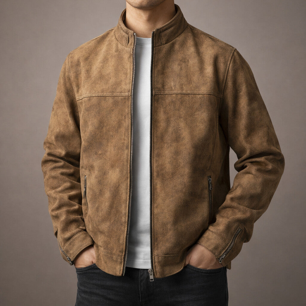 MANSSINO™ | Men's Slim-Fit Moto Jacket