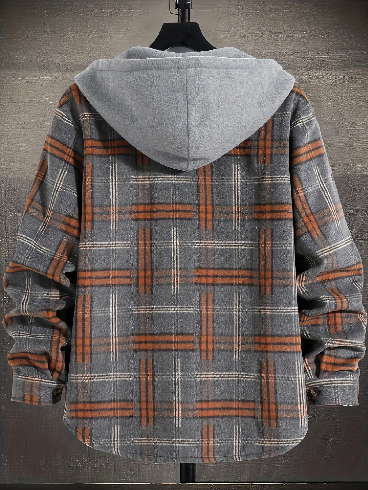 MANSSINO™ | Christmas Hooded Plaid Jacket