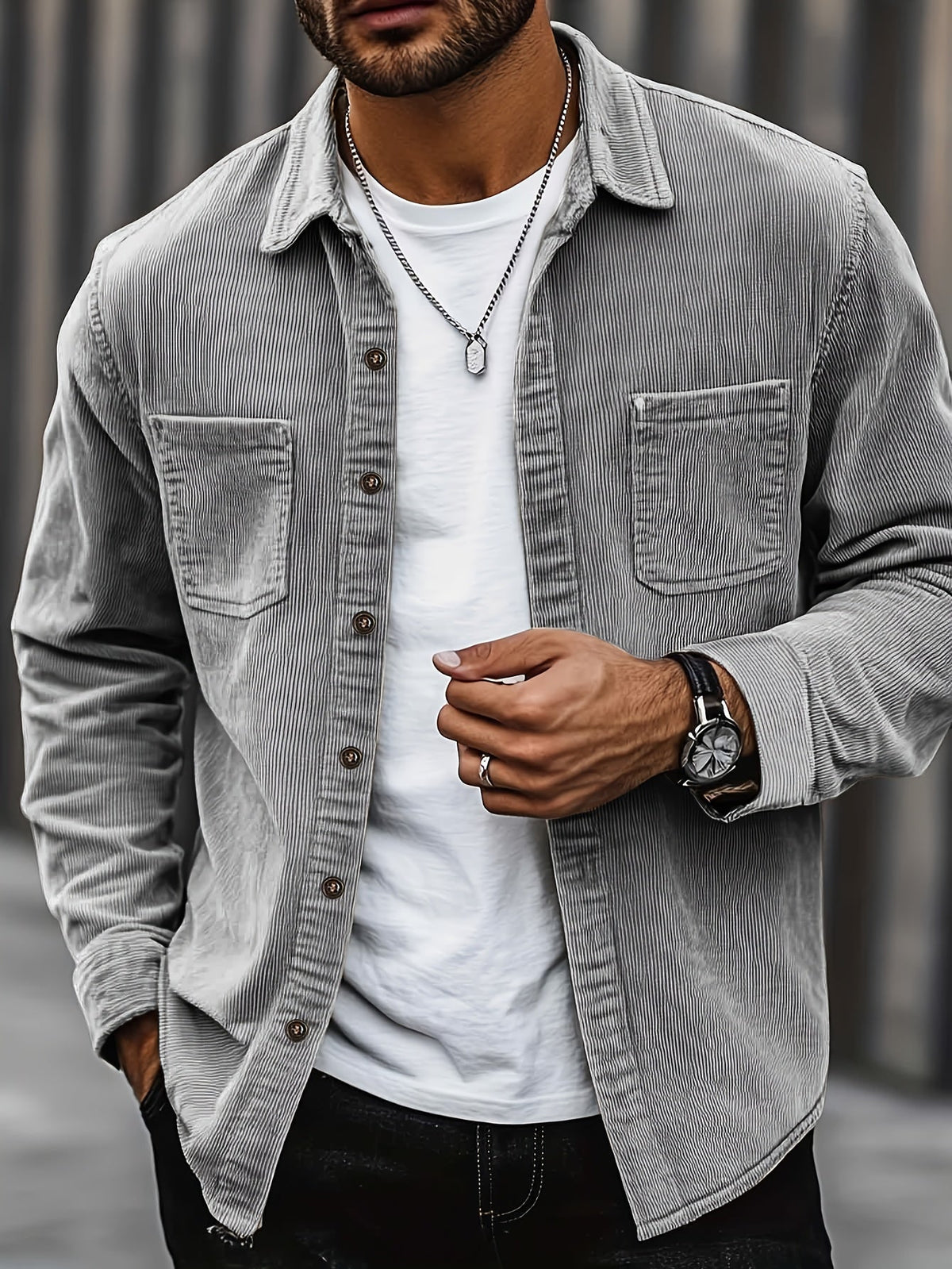 MANSSINO™ | Men's Double-Pocket Shirt