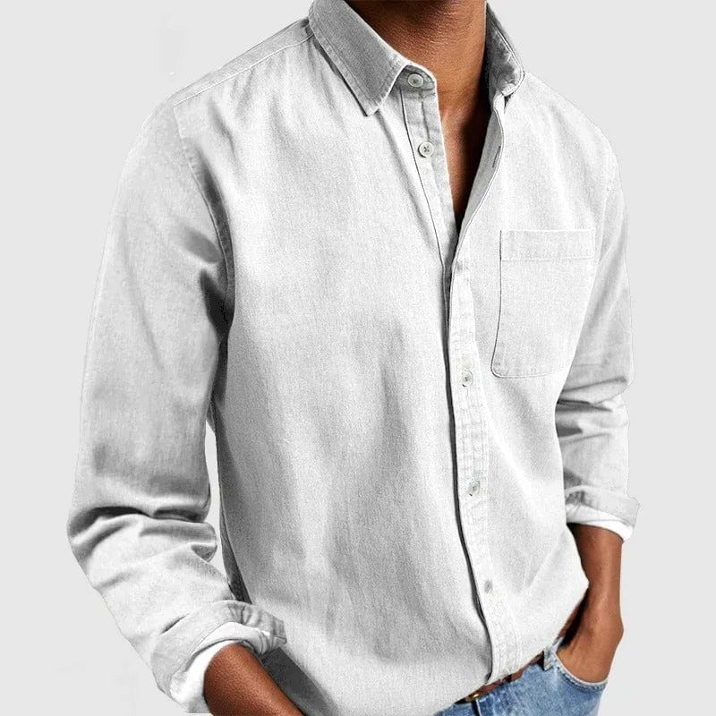 MANSSINO™ | Men's Brushed Cotton Oxford Shirt