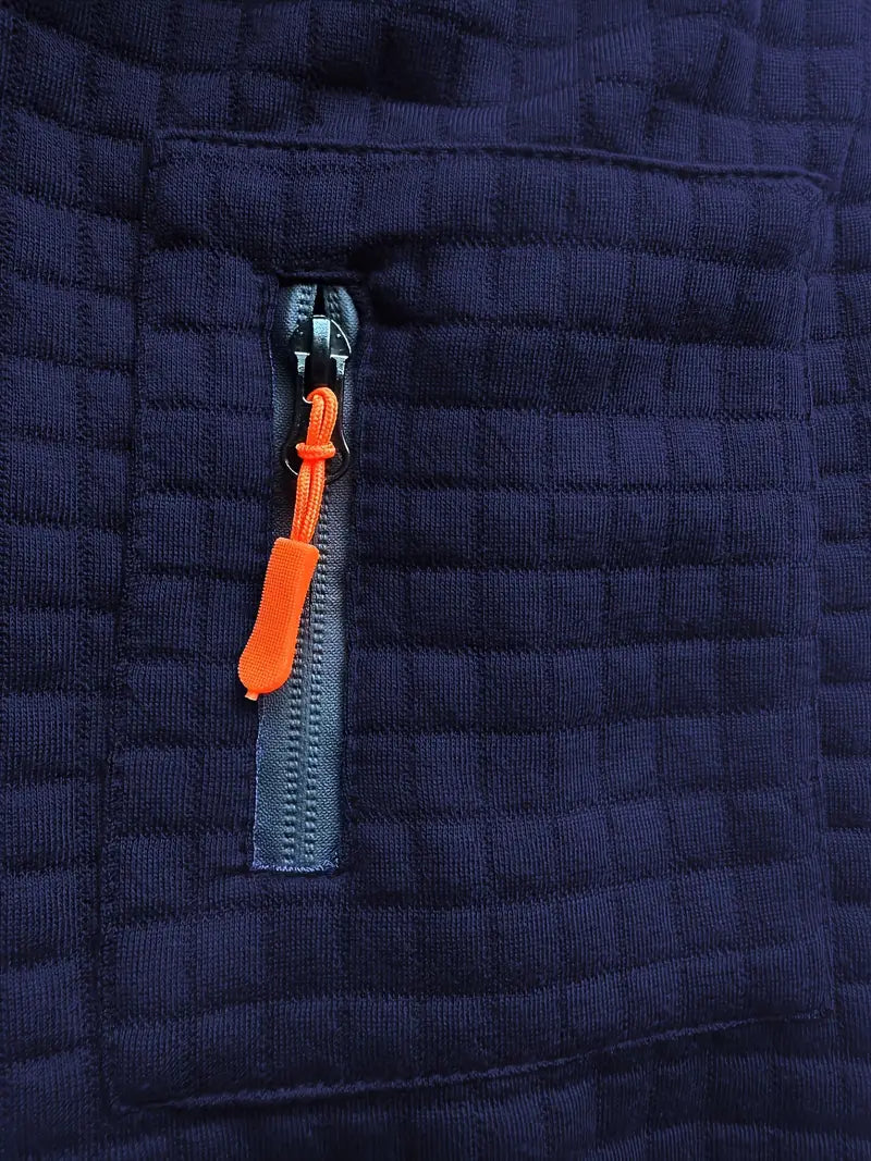 MANSSINO™ | Textured Long-Sleeve Polo