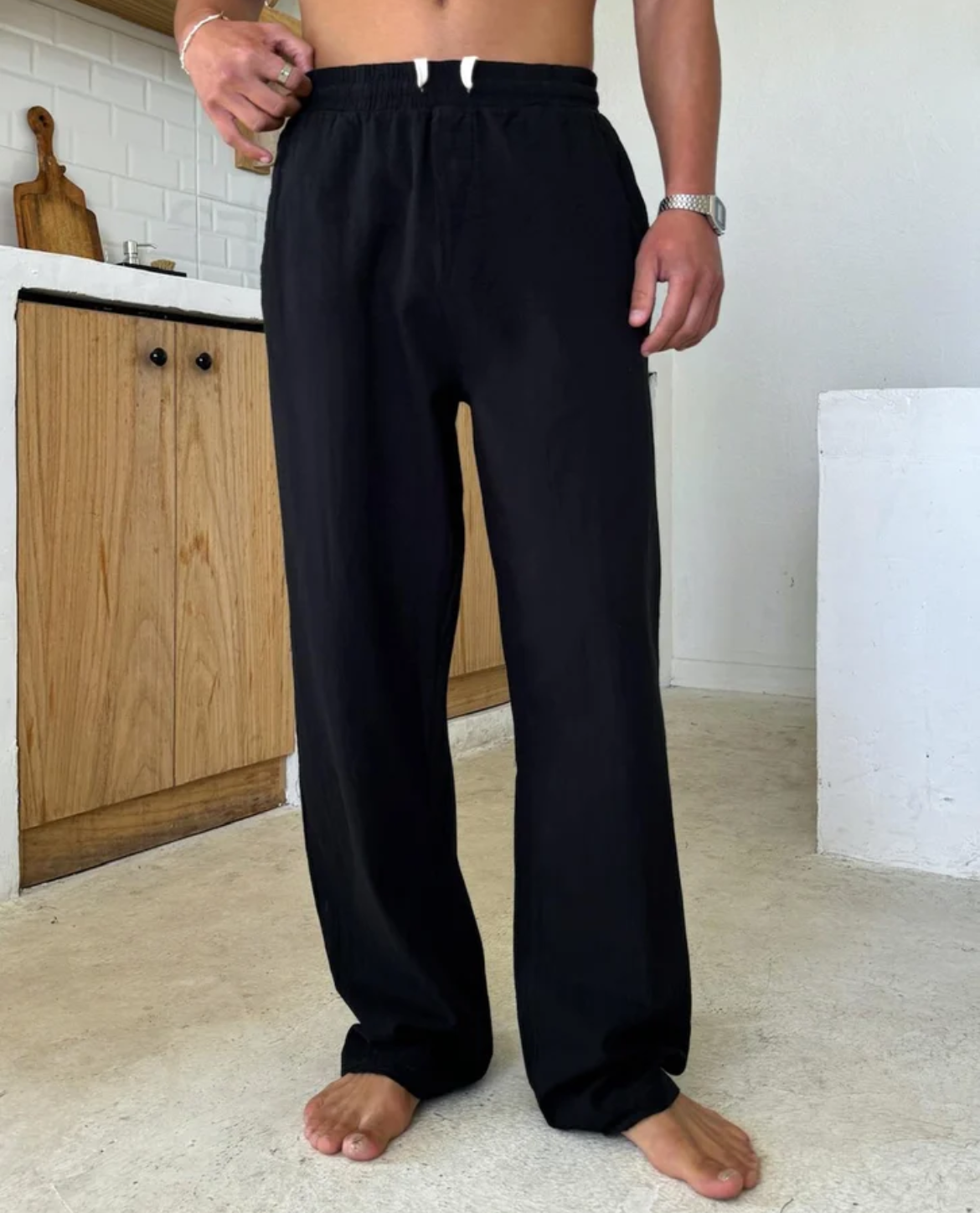 MANSSINO™ | Men's Sicily Linen Trousers